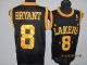 Basketball Jerseys los angeles lakers #8 bryant black(gold numbe