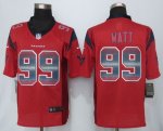 nike houston texans #99 watt red Strobe Limited jerseys