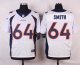 nike denver broncos #64 smith white elite jerseys