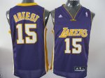 Basketball Jerseys los angeles lakers #15 artest purple[2011 swi