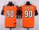 nike cincinnati bengals #90 johnson orange elite jerseys