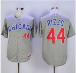 mlb chicago cubs #44 anthony rizzo grey cool base jerseys