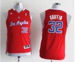 youth nba los angeles clippers #32 griffin red [revolution 30 sw