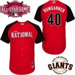 Giants #40 Madison Bumgarner Red 2015 All-Star National League S