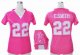 nike women nfl dallas cowboys #22 e.smitth pink jerseys [draft h