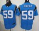 nike nfl carolina panthers #59 kuechly elite blue jerseys