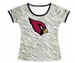 nike women arizona cardinals zebra T-Shirt