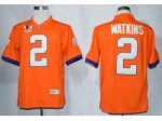 ncaa clemson tigers #2 sammy watkins orange 2016 college footbal