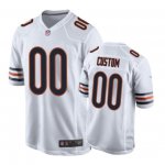 Chicago Bears #00 Custom White Nike Game Jersey - Men's