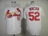mlb st.louis cardinals #52 wacha white jerseys