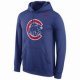 mlb chicago cubs nike logo performance pullover royal hoodie