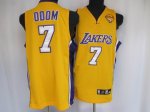 Basketball Jerseys los angeles lakers #7 odom yellow(2010 finals