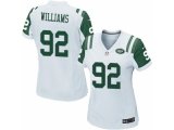 Women Nike New York Jets #92 Leonard Williams white Jerseys
