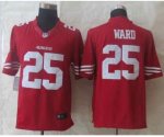 nike nfl san francisco 49ers #25 ward red [nike Limited]