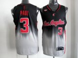 nba los angeles clippers #3 paul black and grey jerseys