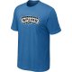 nba san antonio spurs big & tall primary logo L.blue T-Shirt