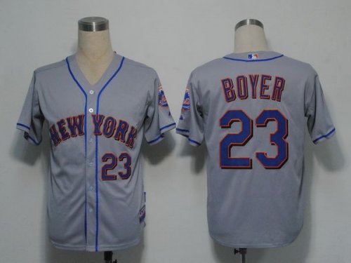 Baseball Jerseys new york mets #23 boyer grey(cool base)