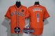 men houston astros #1 carlos correa orange majestic USA flag fashion cool base 2017 World Series Champions And Houston Astros Strong Patch jerseys