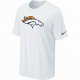 Denver Broncos sideline legend authentic logo dri-fit T-shirt wh