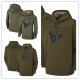Football Houston Texans Olive Salute to Service Sideline Therma Performance Pullover Hoodie