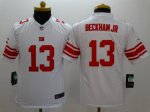 Youth Nike New York Giants #13 Odell Beckham Jr white jerseys