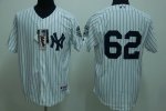 Baseball Jerseys new york yankees #62 chamberlain white(2009 log