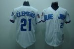 Baseball Jerseys toronto blue jays #21 clemens white