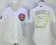 women mlb chicago cubs #27 addison russell white 2017 gold program cool base champion stitched baseball jerseys