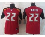 nike youth nfl tampa bay buccaneers #22 martin red [nike limited