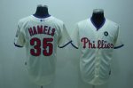 Baseball Jerseys philadelphia phillies #35 hamels cream