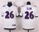 nike baltimore ravens #26 elam white elite jerseys