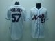 Baseball Jerseys new york mets #57 santana white(cool base)