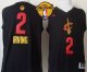 nba cleveland cavaliers #2 kyrie irving black new fashion the finals patch stitched jerseys