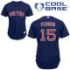 Baseball Jerseys boston red sox #15 pedroia dk blue (cool base)
