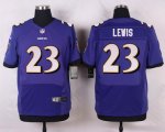 nike baltimore ravens #23 lewis purple elite jerseys