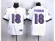 Nike Baltimore ravens #18 Breshad Perriman elite white jerseys