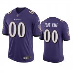 Baltimore Ravens Custom Purple 100th Season Vapor Limited Jersey