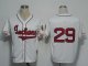 Baseball Jerseys cleveland indians #29 paige m&n cream 1948