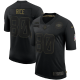 Football San Francisco 49ers #80 Jerry Rice Stitched Black 2020 Salute To Service Limited Jersey