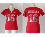 nike women nfl san francisco 49ers #16 joe montana red [sequins
