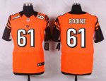 nike cincinnati bengals #61 bodine orange elite jerseys