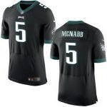 Men's Nike Philadelphia Eagles #5 Donovan Mcnabb Elite Black Alternate NFL Jersey