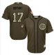 mlb majestic chicago cubs #17 kris bryant green salute to service jerseys