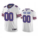 Buffalo Bills Custom White 100th Season Vapor Limited Jersey