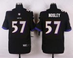 nike baltimore ravens #57 mosley black elite jerseys