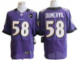 nike nfl baltimore ravens #58 dumervil elite purple jerseys [Art
