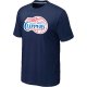 nba los angeles clippers big & tall primary logo D.blue T-Shirt