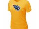 Women Tennessee Titans Yellow T-Shirts