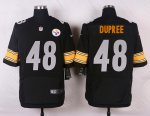 nike pittsburgh steelers #48 dupree black elite jerseys