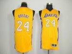 Basketball Jerseys los angeles Lakers #24 kobe bryant yellow[rev